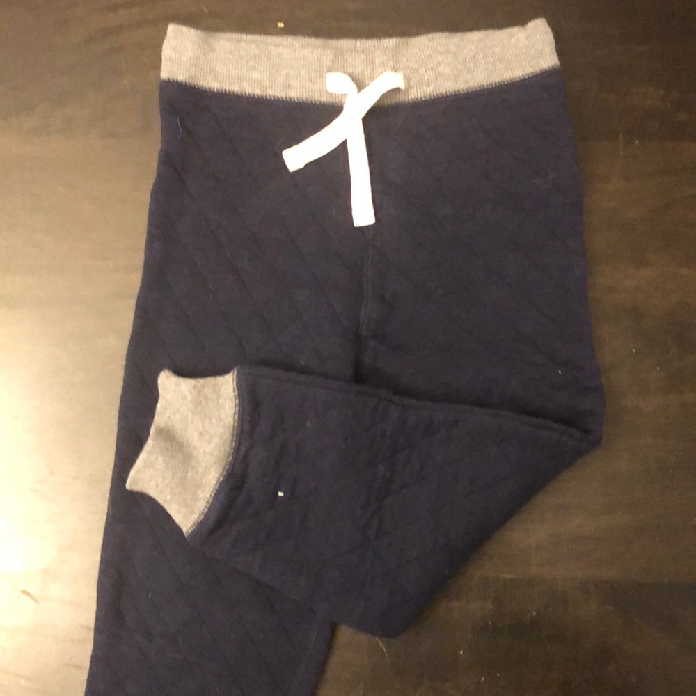 Navy, quilted Gap pants. Size 4.